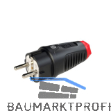 PCE Schutzkontaktstecker TAURUS2 Gummi 2-polig IP54