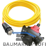 PCE Verl�ngerungskabel 3-fach K35 3G1.5 L�nge 5 m IP44