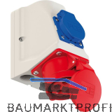 PCE Wandsteckdose Combo 250V/400V IP44