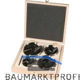FISCH Scheibensenkersatz Senker Durchmesser 50/62/75/85 mm 4-teilig