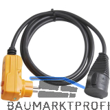 BRENNENSTUHL Personenschutzadapter-Leitung 2 m H07RN-F 3G1,5 schwarz