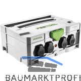 FESTOOL Systainer SYS-PowerHub IP44 mit 5 Steckdosen 396 x 296 x 157,5 mm
