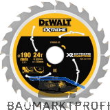 DEWALT Kreiss�geblatt XR Extrem Runtime HM � 190 x 1,38 x 30mm Z�hne 24 (WZ/FZ)
