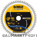 DEWALT Kreiss�geblatt XR Extrem Runtime HM � 190 x 1,38 x 30mm Z�hne 60 (WZ/FZ)