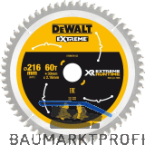 DEWALT Kreiss�geblatt XR Extrem Runtime HM � 216 x 2,16 x 30mm Z�hne 60 (WZ/FZ)