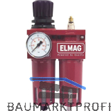 Druckluft Wartungseinheit mit Filter, Regler und �ler Anschlussgewinde 1/4"