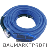 DL-Gummischlauch L�nge 20 m mit Kupplung u. Nippel 8 x 14 mm