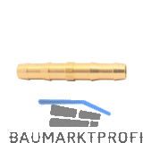 Druckluft Schlauchverbindungsrohr Messing f�r 6 mm Schlauch