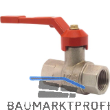 Kugelhahn mit beidseitigem IG 1/2" mit langem Hebel