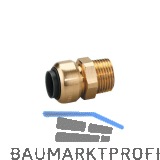 SCHNEIDER Einschraubsteckverbinder gerade AG 1/2" f�r 18 mm Druckluftrohr