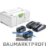 FESTOOL Akku-Starterset SYS 18 Volt / 2x 5,0 Ah TCL 6 DUO