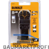 DEWALT Multi Tool S�geblatt Titan DT 20727 Breite 30mm L�nge 43mm (5 St�ck)