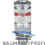 JWL Stahlkupplung DN 7,8 BSP mit Au�engewinde 3/8"