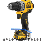 DEWALT Akku-Bohrschrauber DCD701D2 12 Volt / 2,0 Ah (IEC) Li-Ion