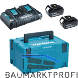 MAKITA Akku-Powerkit 18 Volt / 2 St�ck 6,0 Ah Akkus und Ladeger�t DC18RD
