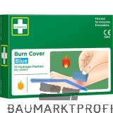 CEDERROTH Hydrogelpflaster Burn Cover blau 10 Pflaster 74 x 45 mm