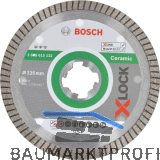 BOSCH X-LOCK Diamant-Trennscheibe Best for Ceramic extra clean turbo 125x1,4 mm