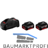 BOSCH Akku-Starterkit 18 Volt / 2 St�ck 5Ah Akkus und Ladeger�t GAL1880 CV
