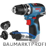 BOSCH Akku-Bohrschrauber GSR 12V-35FC 12 Volt + Zubeh�r