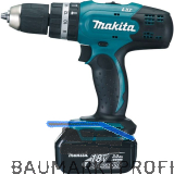 MAKITA Akku-Schlagbohrschrauber DHP453RFE 18 Volt / 3,0 Ah (IEC) + 2 Akkus