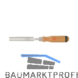 STUBAI Hohleisen mit Holzheft Breite 18 mm