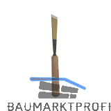 STUBAI Bildhauer-Stechbeitel geschliffen mit Holzheft Form 2 Breite 6 mm