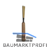 STUBAI Bildhauer-Stechbeitel geschliffen mit Holzheft Form 3 Breite 20 mm