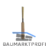 STUBAI Bildhauer-Stechbeitel geschliffen mit Holzheft Form 6 Breite 12 mm