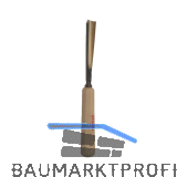 STUBAI Bildhauer-Stechbeitel geschliffen mit Holzheft Form 11 Breite 12 mm