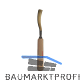 STUBAI Bildhauer-Stechbeitel geschliffen mit Holzheft Form 16 Breite 6 mm