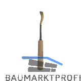 STUBAI Bildhauer-Stechbeitel geschliffen mit Holzheft Form 34 Breite 6 mm