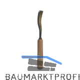 STUBAI Bildhauer-Stechbeitel geschliffen mit Holzheft Form 40 Breite 6 mm