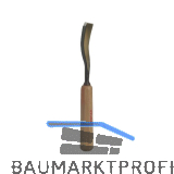 STUBAI Bildhauer-Stechbeitel geschliffen mit Holzheft Form 42 Breite 8 mm