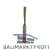 STUBAI Bildhauer-Stechbeitel geschliffen mit Holzheft Form 45 Breite 10 mm