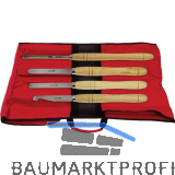 STUBAI HSS Drechseleisen Satz Ausf�hrung Querholz 4-teilig