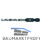 FISCH Holzspiralbohrer mit 1/4" Bit Aufnahme Bohrer � 8 mm