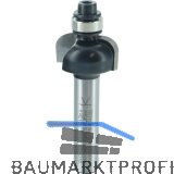 ENT Hohlkehlfr�ser mit Kugellager Radius 6 mm