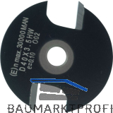 ENT Scheibennutfr�ser HW ohne Fr�sspindel 40 x 3,5 mm