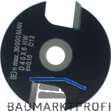 ENT Scheibennutfr�ser HW ohne Fr�sspindel 40 x 6 mm