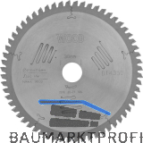 DEWALT Kreiss�geblatt HW � 216x2,6x30 mm Z60 Wechselzahn (WZ) negativ