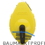 STANLEY Lotschnur Automat mit Kunststoffgeh�use Schnurl�nge 30 m