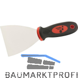 SCHULLER Malerspachtel mit 2K Handgriff rostfrei und flexibel Breite 100 mm