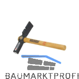 KRENHOF Maurerhammer mit Holzstiel und Nagelzieher 500 g