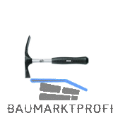 KRENHOF Maurerhammer Stahlrohrstiel und seitl. Nagelzieher 600 Gramm