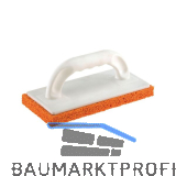 KAUFMANN Reibbrett mit 20 mm Schwammgummibelag grobporig 280 x 140 mm