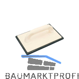 KAUFMANN Kunststoff Reibbrett mit 8 mm Moosgummi 240 x 150 mm