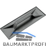 KAUFMANN Kunststoff Reibbrett Integral 450 x 150 mm