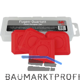 IRION Fugenspachtelset f�r Dichtstoffe verschiedene Formen 4-teilig