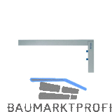 BOHLE Glaserwinkel aus widerstandsf�higen Kunststoff grau 1050 x 370 mm