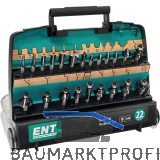 ENT Fr�serkassette HW 22-teilig in Kunststoffbox